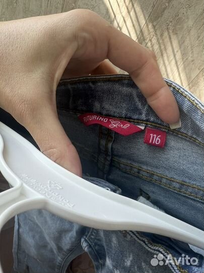 Джинсы для девочки 116