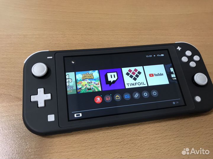 Nintendo switch lite прошитая чип +128gb