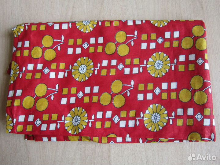 Ситец ткань отрез 2,65 х 0,77 м винтаж СССР