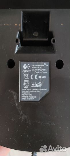 Руль logitech formula force ex