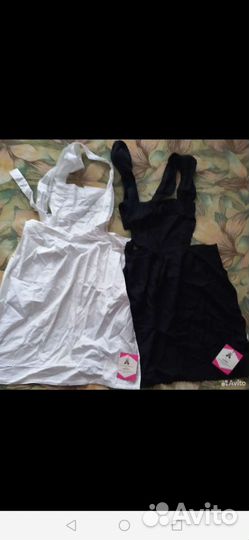 Школьный фартук черный