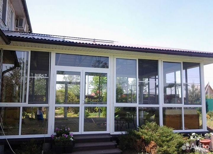 Остекление веранд беседок террас