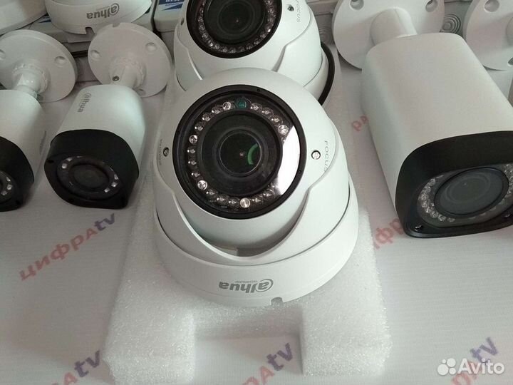 Комплект видеонаблюдения 15 камер Dahua IP66