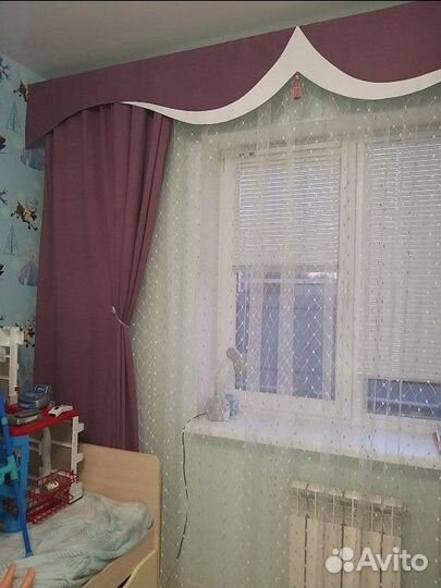 Шторы с ламбрекеном бу