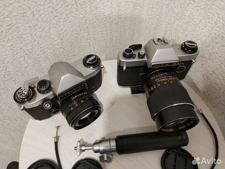 Фотоаппарат Praktica Super TL и Киев 19 СССР