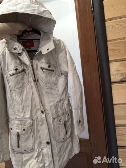 Парка плащ женский