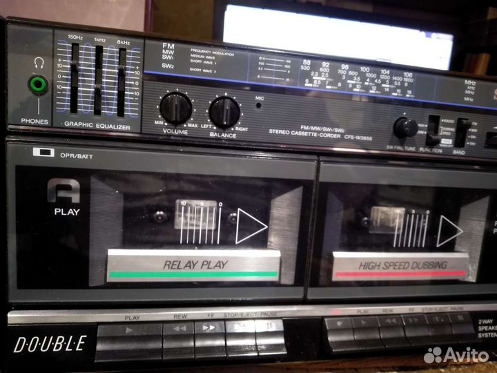 Переносная магнитола Sony CFS-W365S