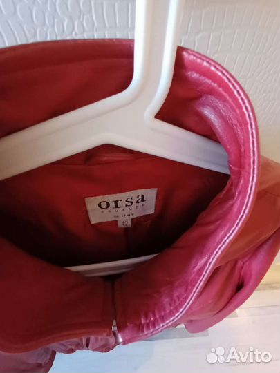 Кожаная куртка Италия orsa