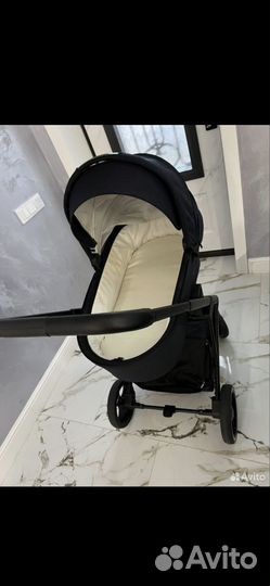 Коляска Moon Kombi Style Navy Melange 2 в 1