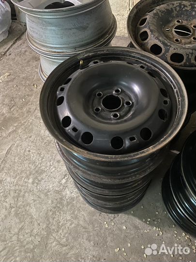 Штамп. диски VAG Polo Rapid R15 5х100 Оригинал