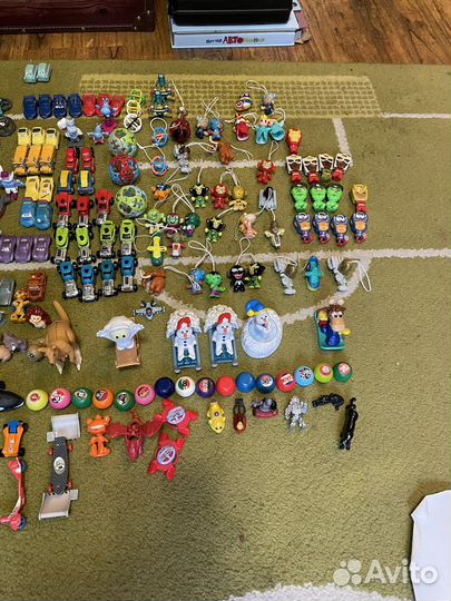 Киндер сюрприз больше 300шт + macdonalds