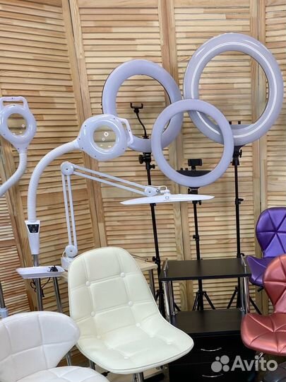 Кольцевая лампа, лампа лупа