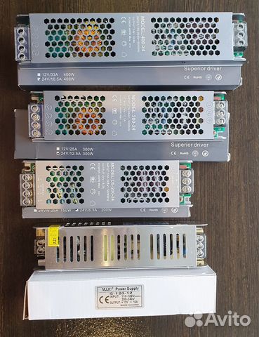 Блоки питания 12-24в (120 - 400 Вт)