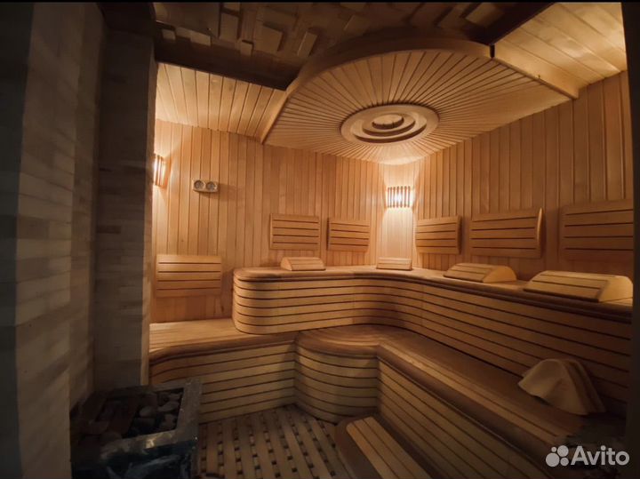 Баня сауна с бассейном + хаммам