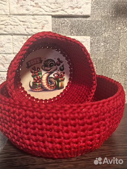 Корзиночка вязаная