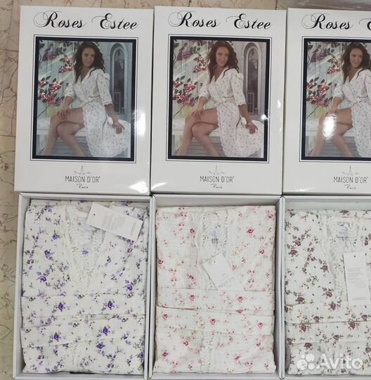 Халат вафельный roses estee masion DOR размер S