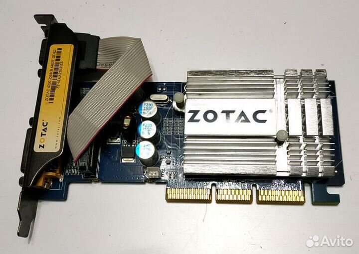 Видеокарта zotac ZT-62AA250-HSS AGP8x 256MB