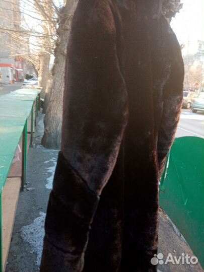 Шуба мутоновая женская натуральная 44 46