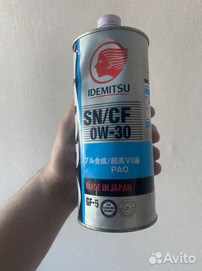 Масло idemitsu zepro 5w30