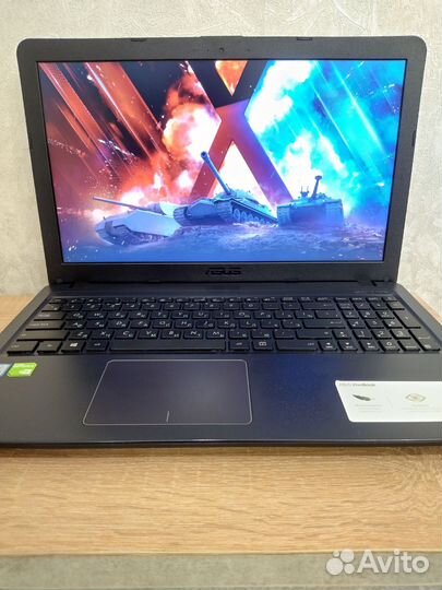 Игровой Asus core i3-6100U-4 ядра/NvidiaMX110/FHD