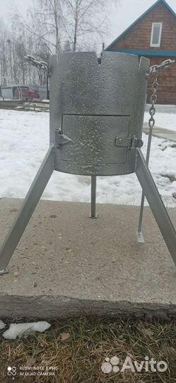 Печь под казан или коптилку