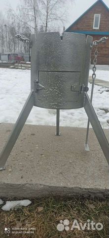 Печь под казан или коптилку