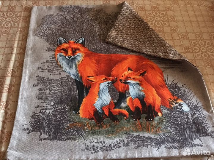 Наволочка декоративная на подушку на молнии