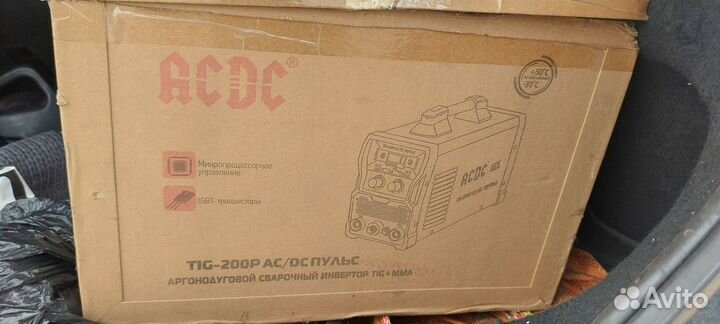 Аппарат аргонодуговой сварки acdc TIG-200P