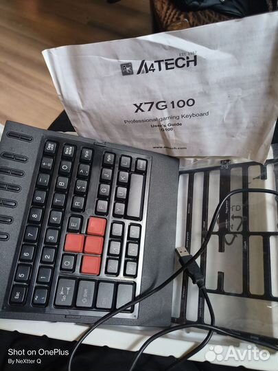 Легендарная игровая клавиатура A4tech G100 новая