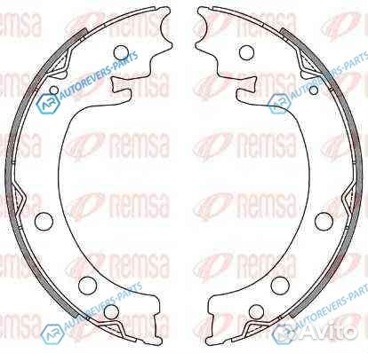 4629.00 колодки тормозные барабанные Suzuki Grand