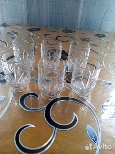 Хрустальные рюмки СССР