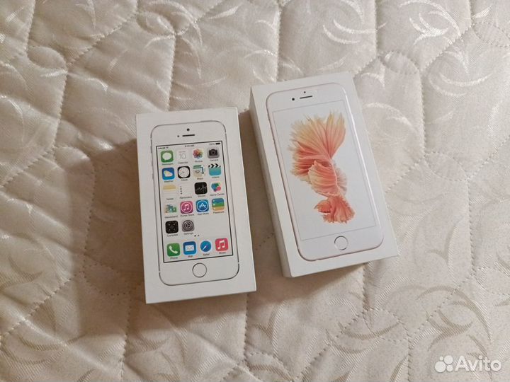 Продам коробки от iPhone 5s, iPhone 6s