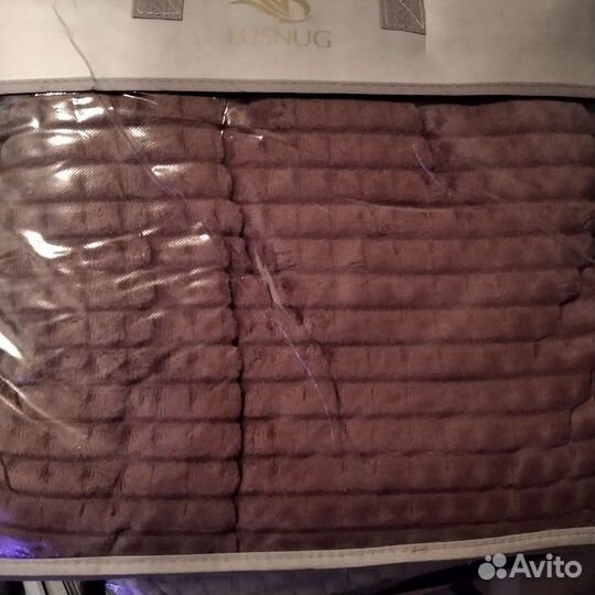 Плед в кубик