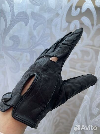 Перчатки женские кожаные 6.5