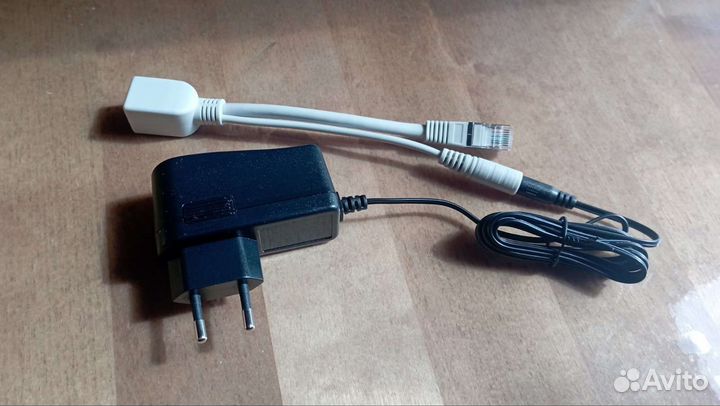 MikroTik PoE и адаптер-24V