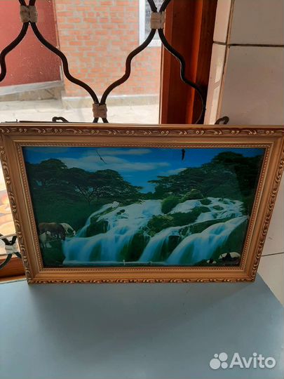 Картина светящаяся, электрическая