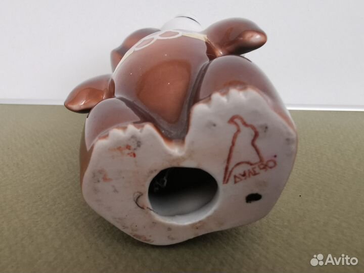 Фарфоровая статуэтка Дулево «Олимпийский мишка»