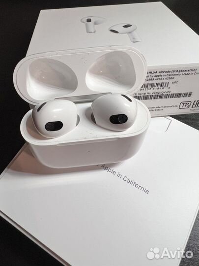 Беспроводные наушники apple airpods 3 generation