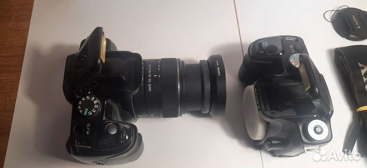 Фотоаппарат Sony Alpha dslr-A100+обьектив(2шт)