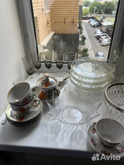 Посуда СССР советский хрусталь