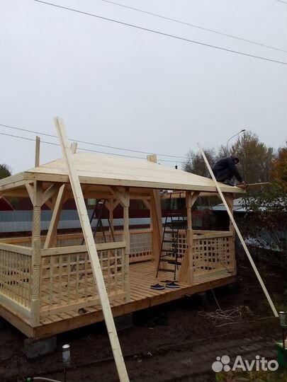 Навесы, беседки, бани, хоз. блоки и т.п