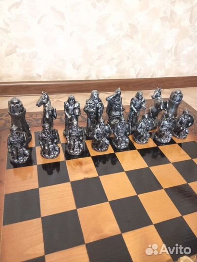 Шахматы и шашки ручной работы