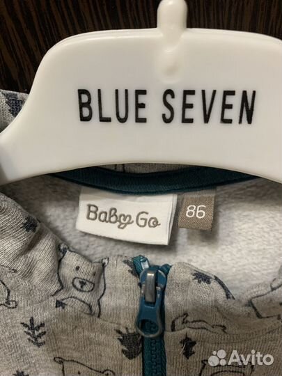 Толстовка на молнии 80 86 babygo