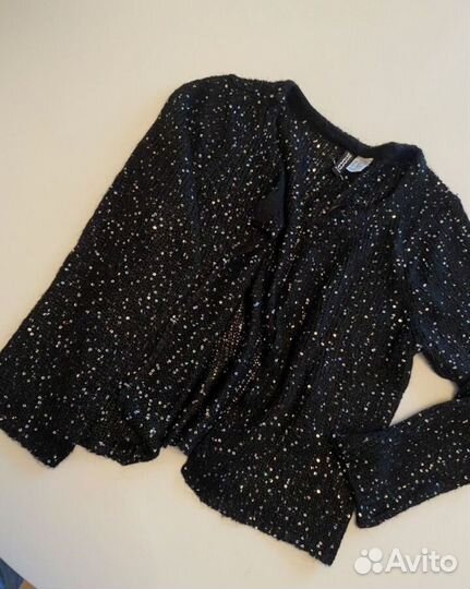 Кардиган h&m с пайетками