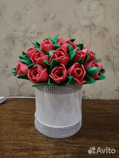 Цветы из изолона для декора