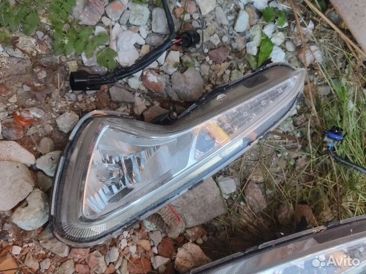 Противотуманные фары с дхо на солярис