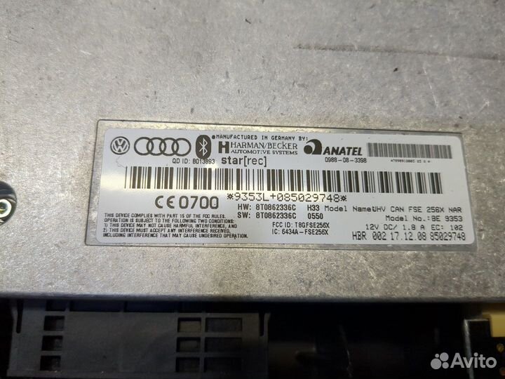 Блок управления Bluetooth Audi A5, 2009