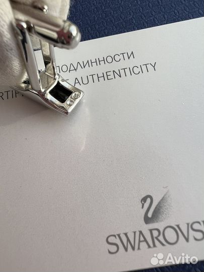 Запонки swarovski новые