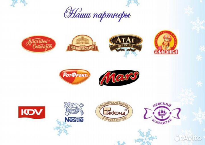 Конфеты опт и розница, новогодние подарки