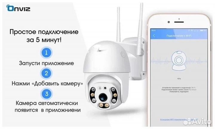 Камера видеонаблюдения wifi